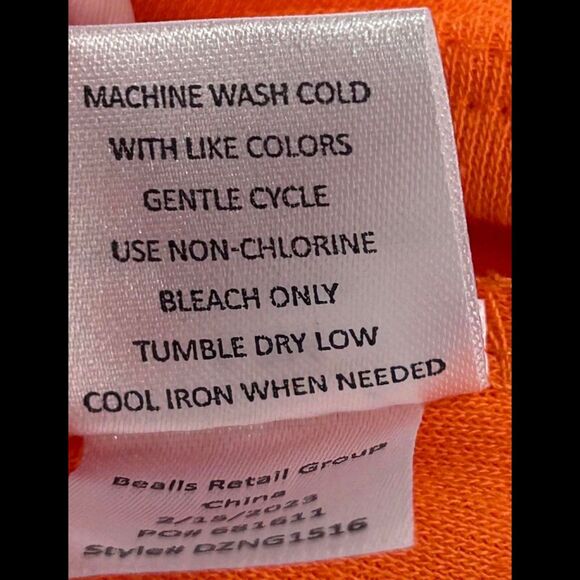 NWT Newborn Dot & Zazz 6-9 M Orange Sketchy Pumpkin Long  Sleeved 1-Piece Carrot - Picture 8 of 8